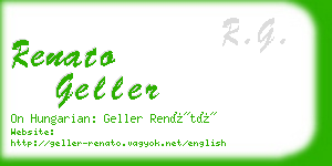 renato geller business card